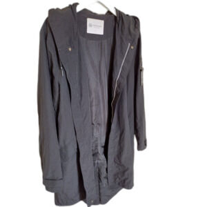TOPFEELING Black Parka Sz Large